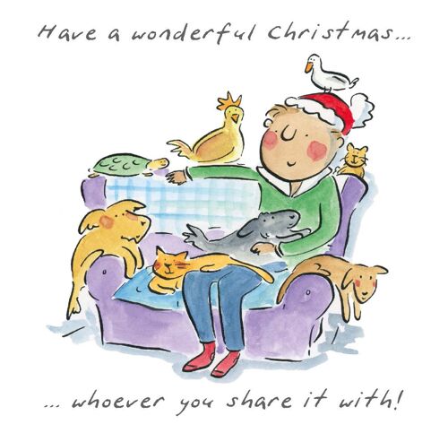 A shared Christmas card