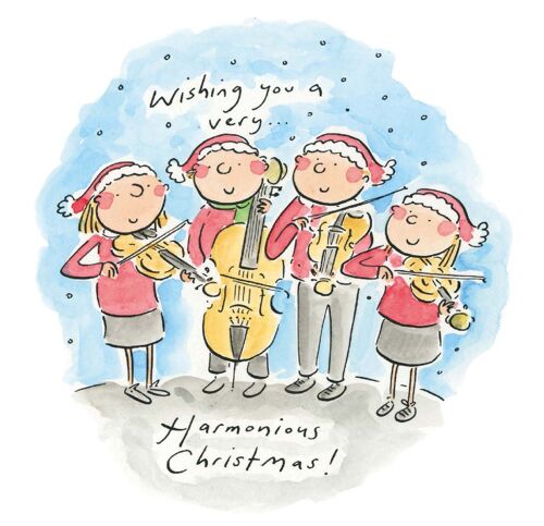 Harmonious Christmas Christmas card