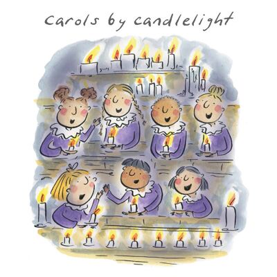 Carols by Candlelight Weihnachtskarte