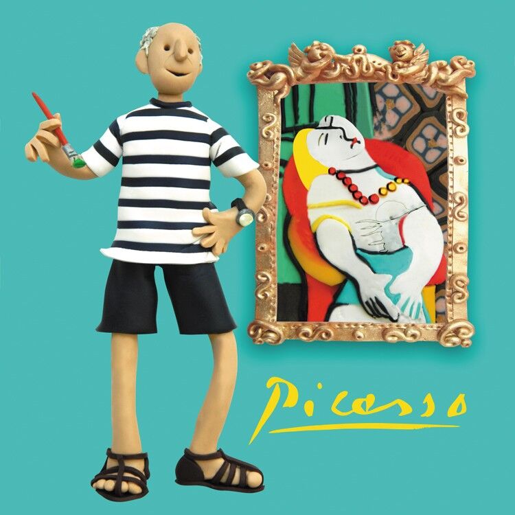 Tarjeta de felicitaciones con temática de arte de Picasso
