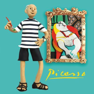 Picasso art themed greetings card