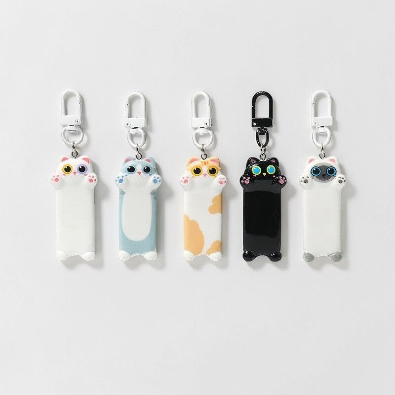 Llavero de gato de dibujos animados – Accesorio para bolso