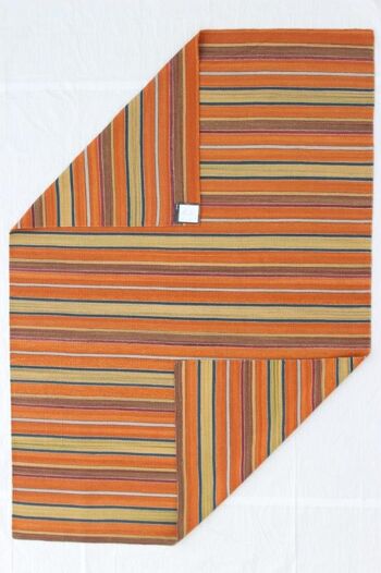 Tapis Hazan Kelim Stripes-H Or Orange 235 x 170 3