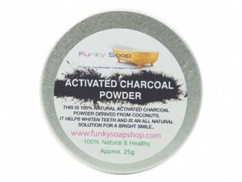 Poudre de charbon actif, 1 boîte de 25g 1