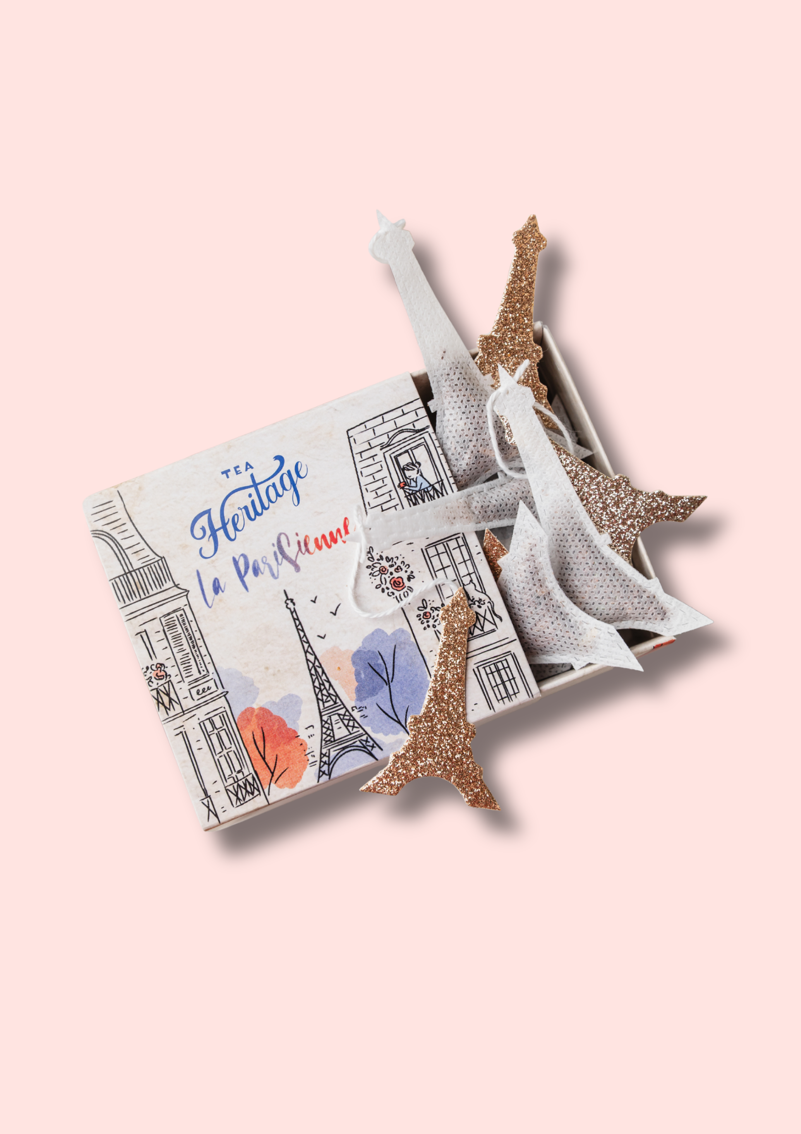 Coffret de thé bio La Parisienne - 10 sachets Tour Eiffel
