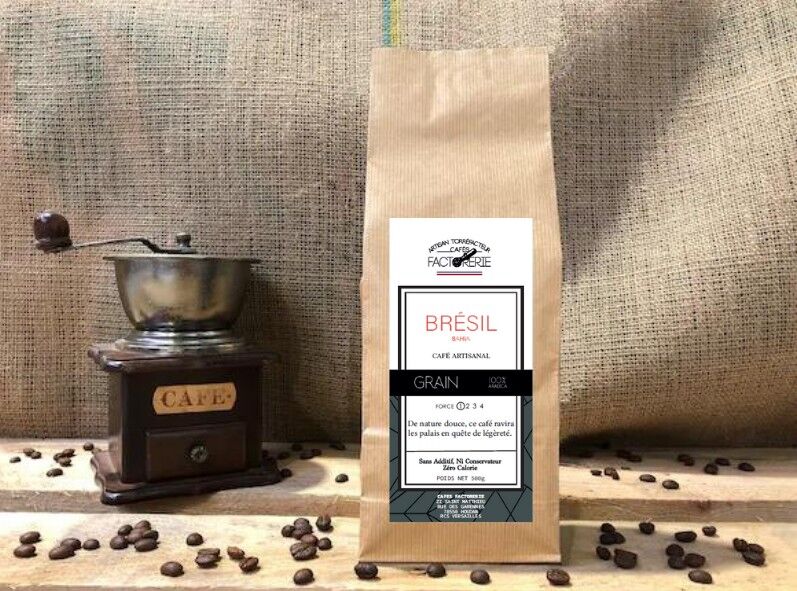 GRANOS DE CAFÉ BRASILEÑOS NATURALES - 500g