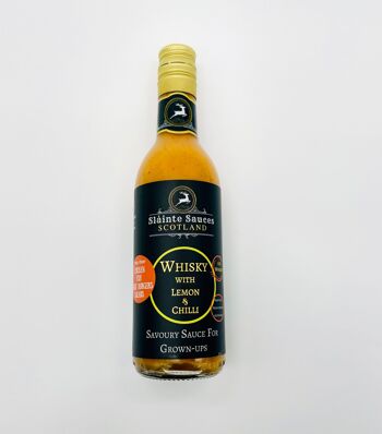 Whisky écossais avec sauce salée au citron et au piment 1