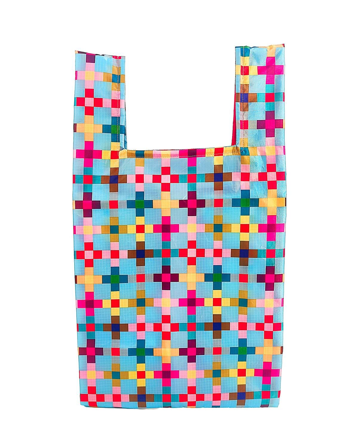 Pixel Party Reusable Shopping Bag made from rPET
