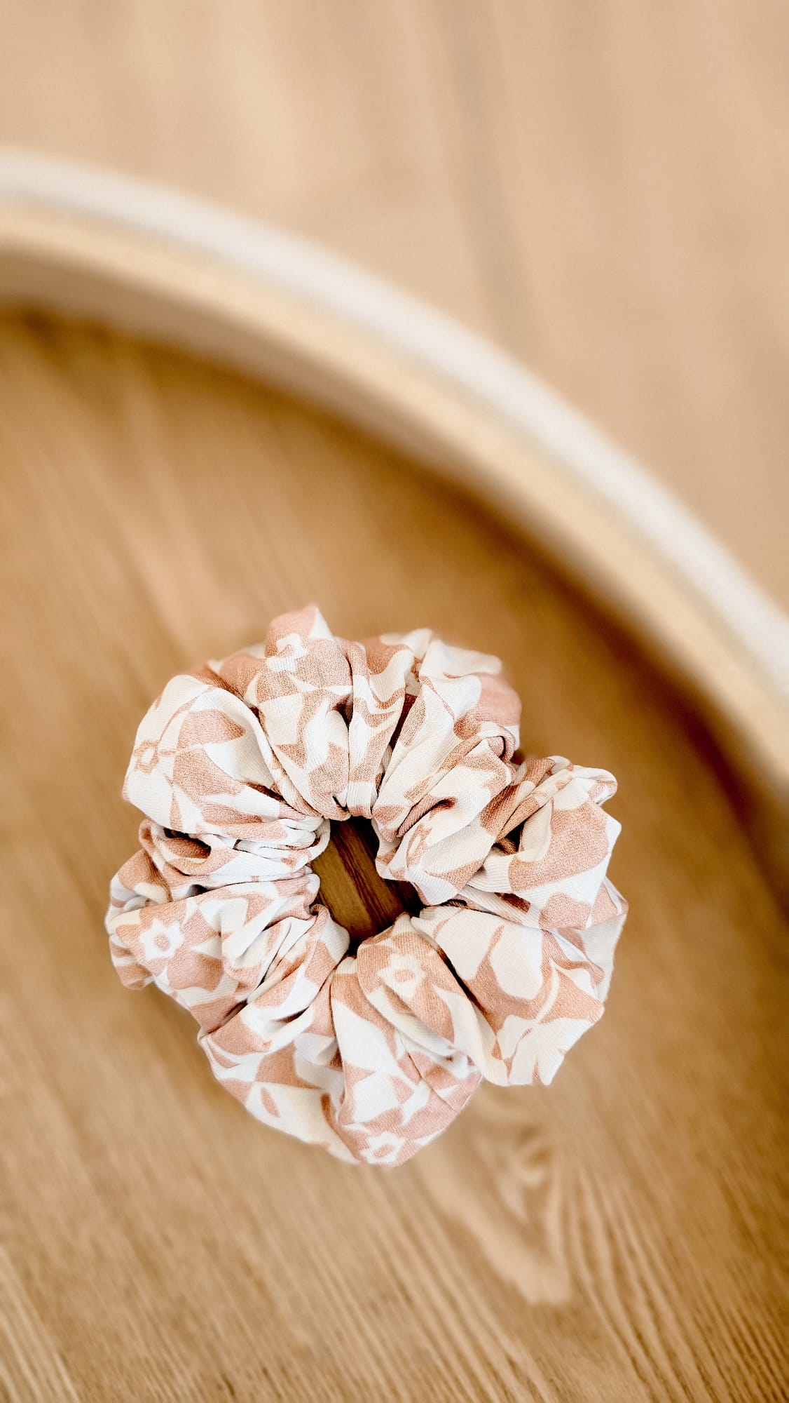 Blossom hair scrunchie - pink