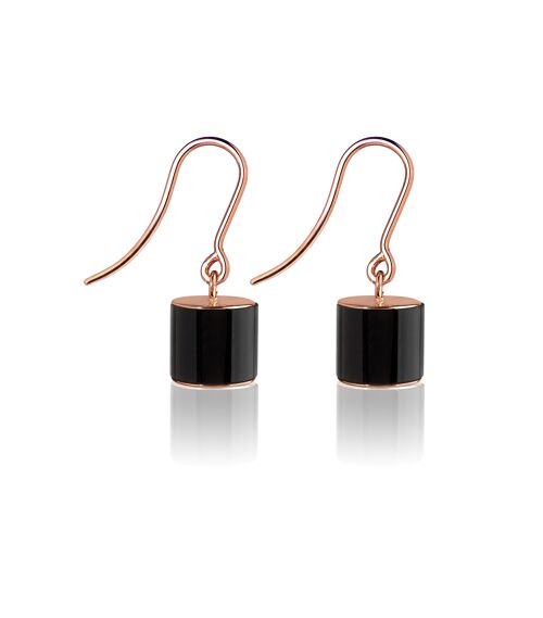 Boucles d'oreilles Céleste Onyx