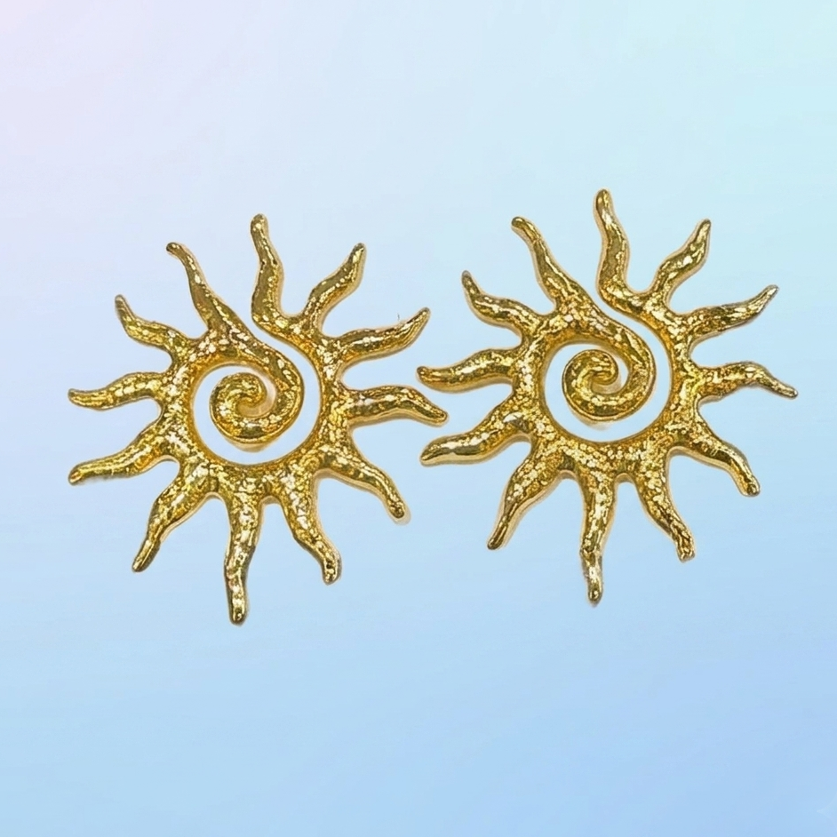 Spiral Sun Ohrringe
