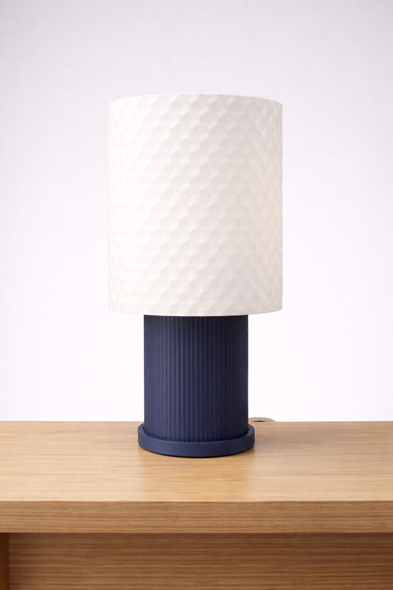 Designer and modular table lamp - Diamond - navy blue