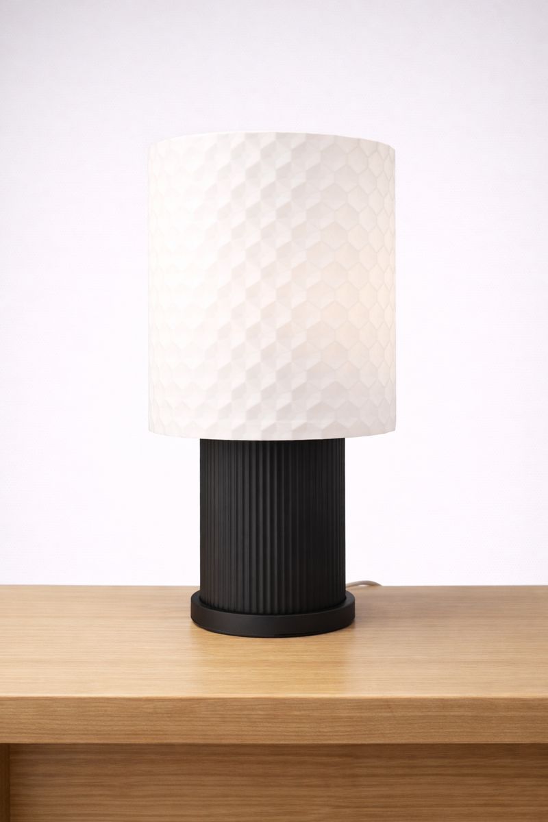Designer and modular table lamp - Diamond - black
