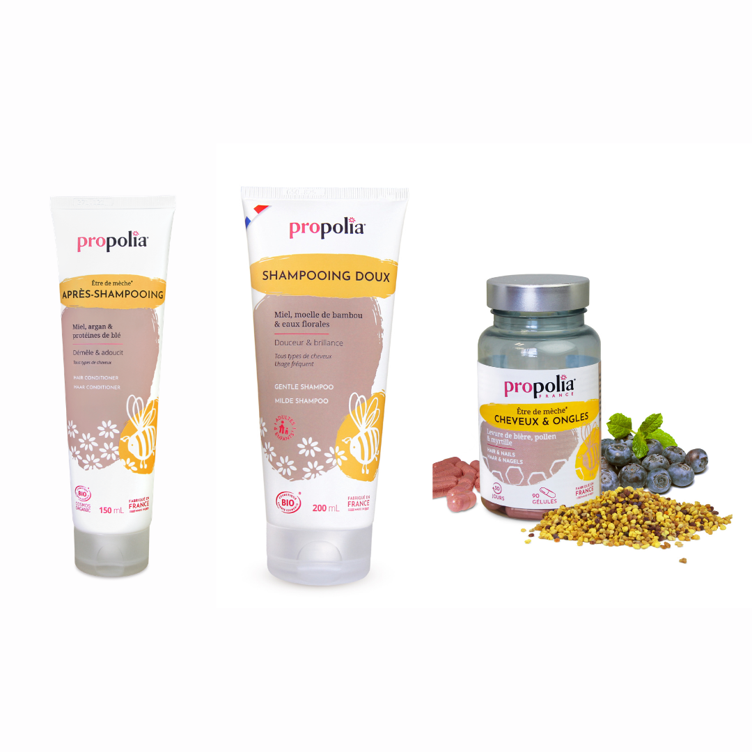 Pacchetto CAPELLI (6 shampoo delicati o trattanti + 6 balsami = 6 capsule per capelli in omaggio)