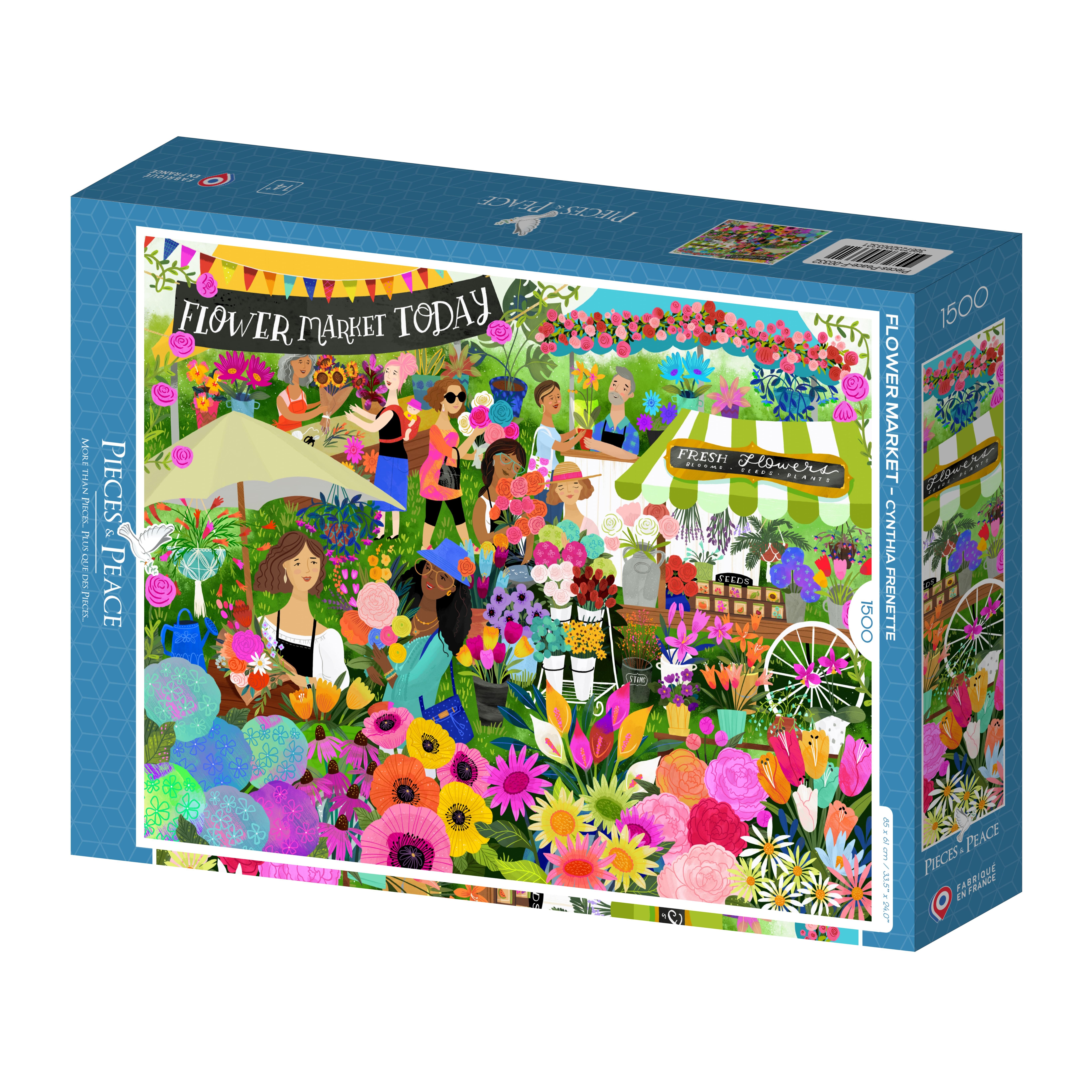 1500 Piece Puzzle - Plant Market