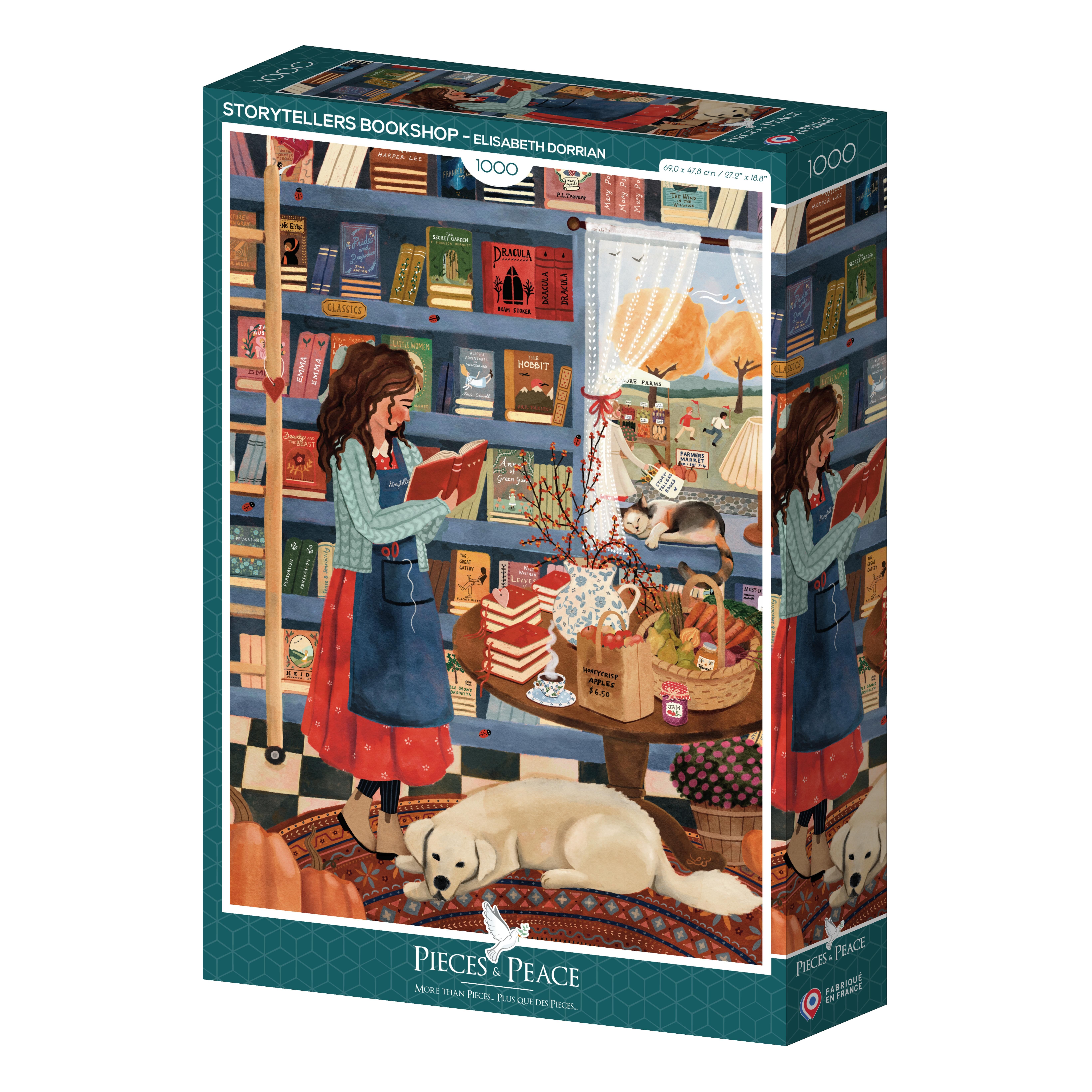 1000 Piece Puzzle - "Storytellers" Bookstore