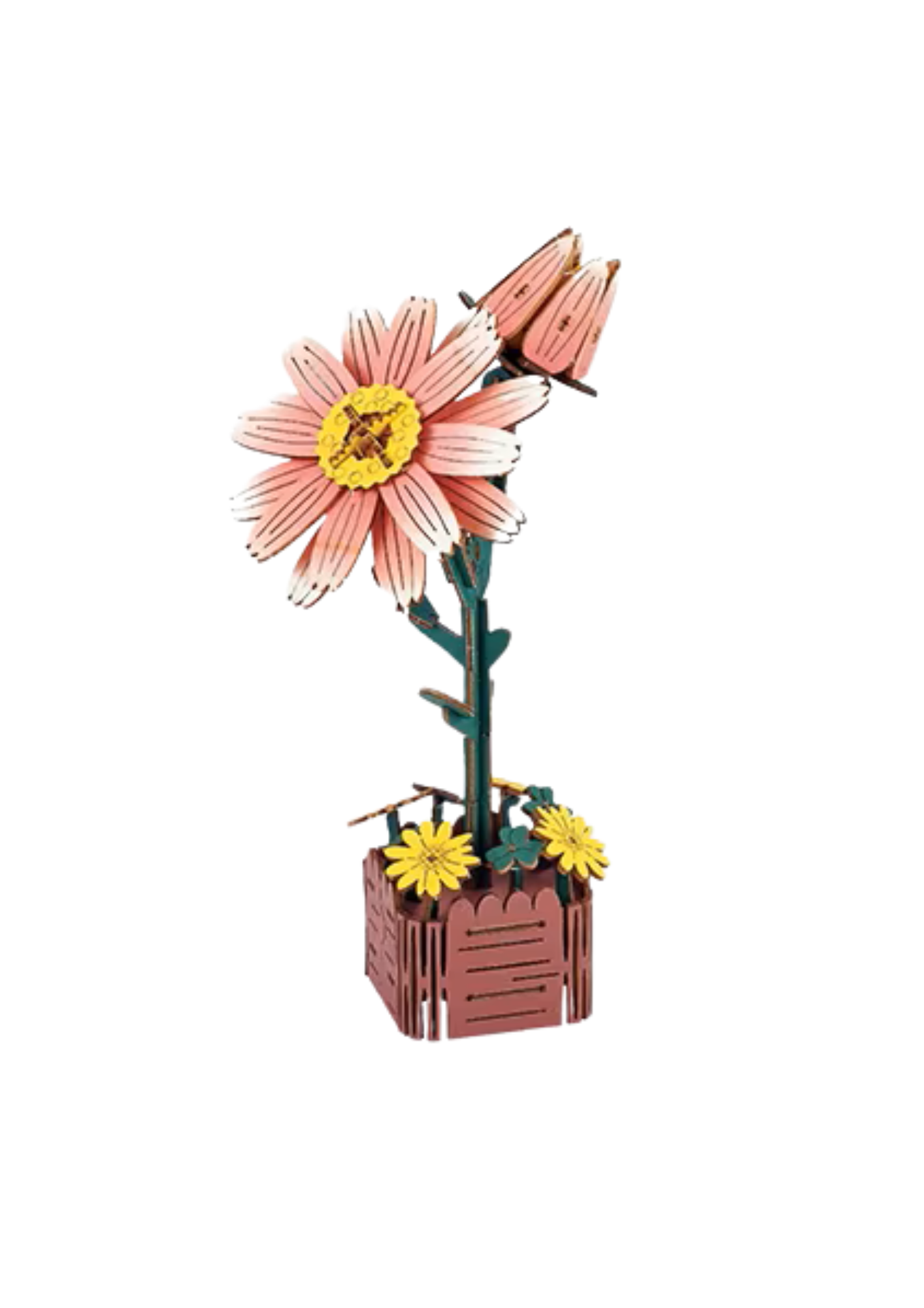 Caja Inspire, Flor 3D, Margarita, JM-004, 16,5 x 1 x 24,4 cm
