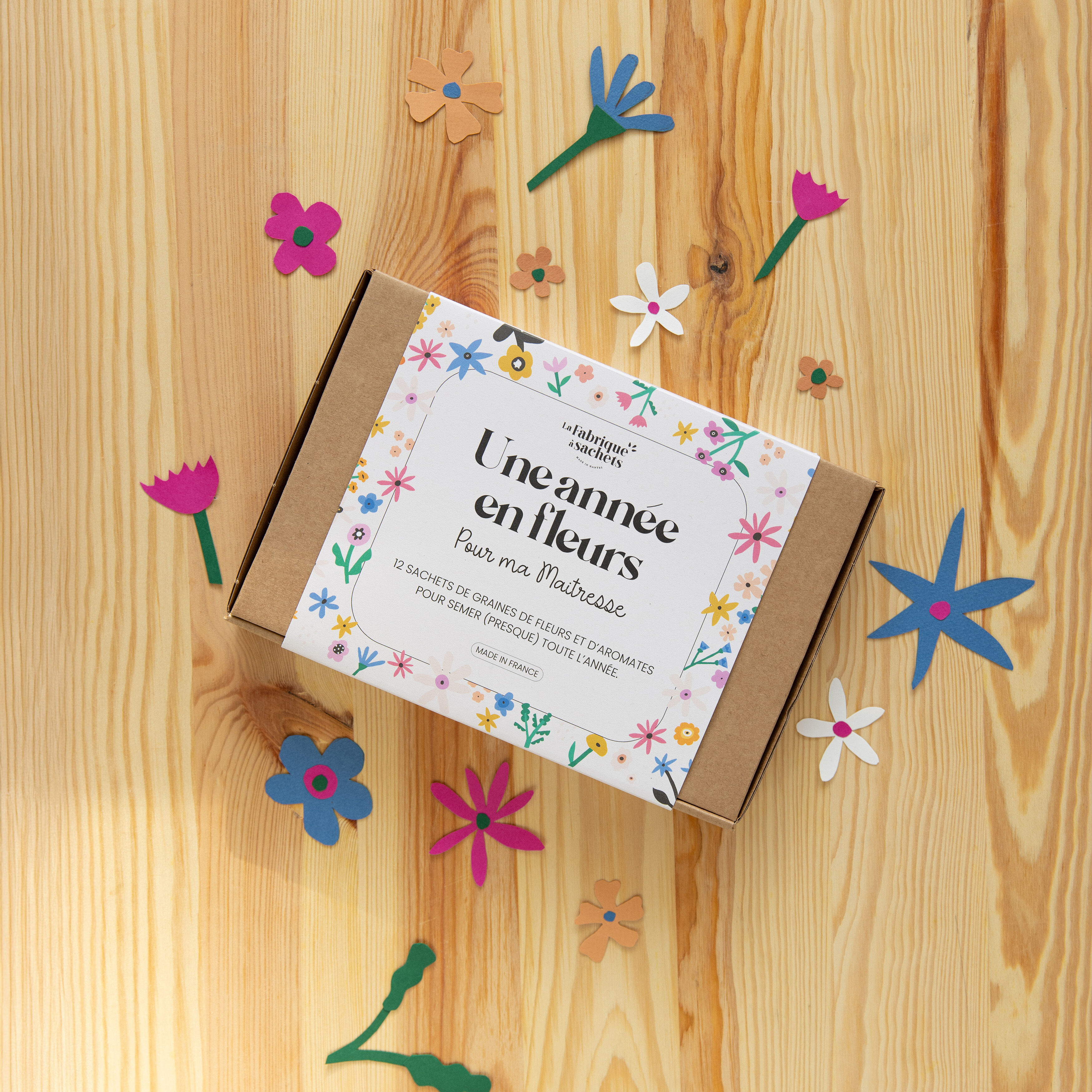 Une Année en Fleurs pour ma Maitresse • Coffret jardinage