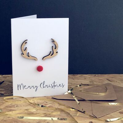 Reindeer Christmas Card