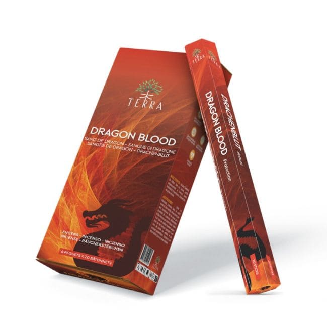 Encens Terra Sans Charbon Hexa - Sang De Dragon 30g