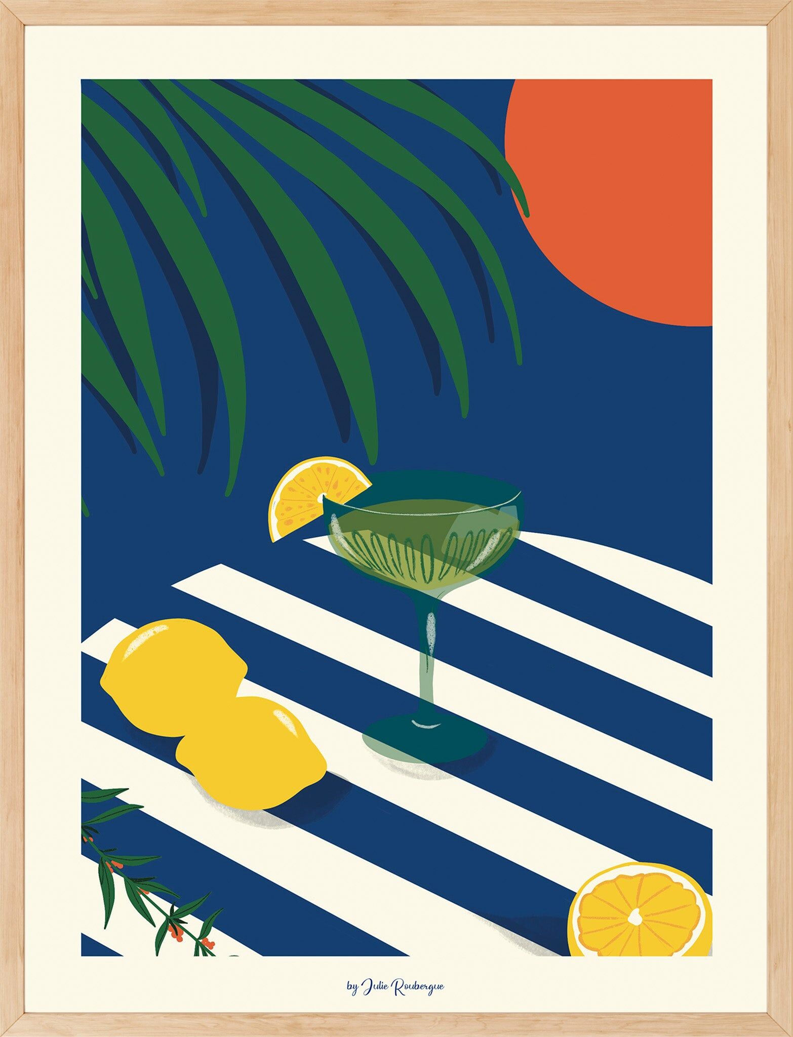APERITIVO poster, Art illustration 30x40cm