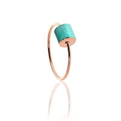 Bague Celeste Amazonite