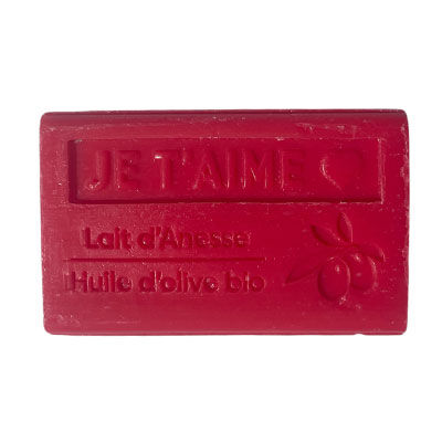 Eselsmilchseife „Ich liebe dich“ – Duftrichtung: Leidenschaft – 125 g