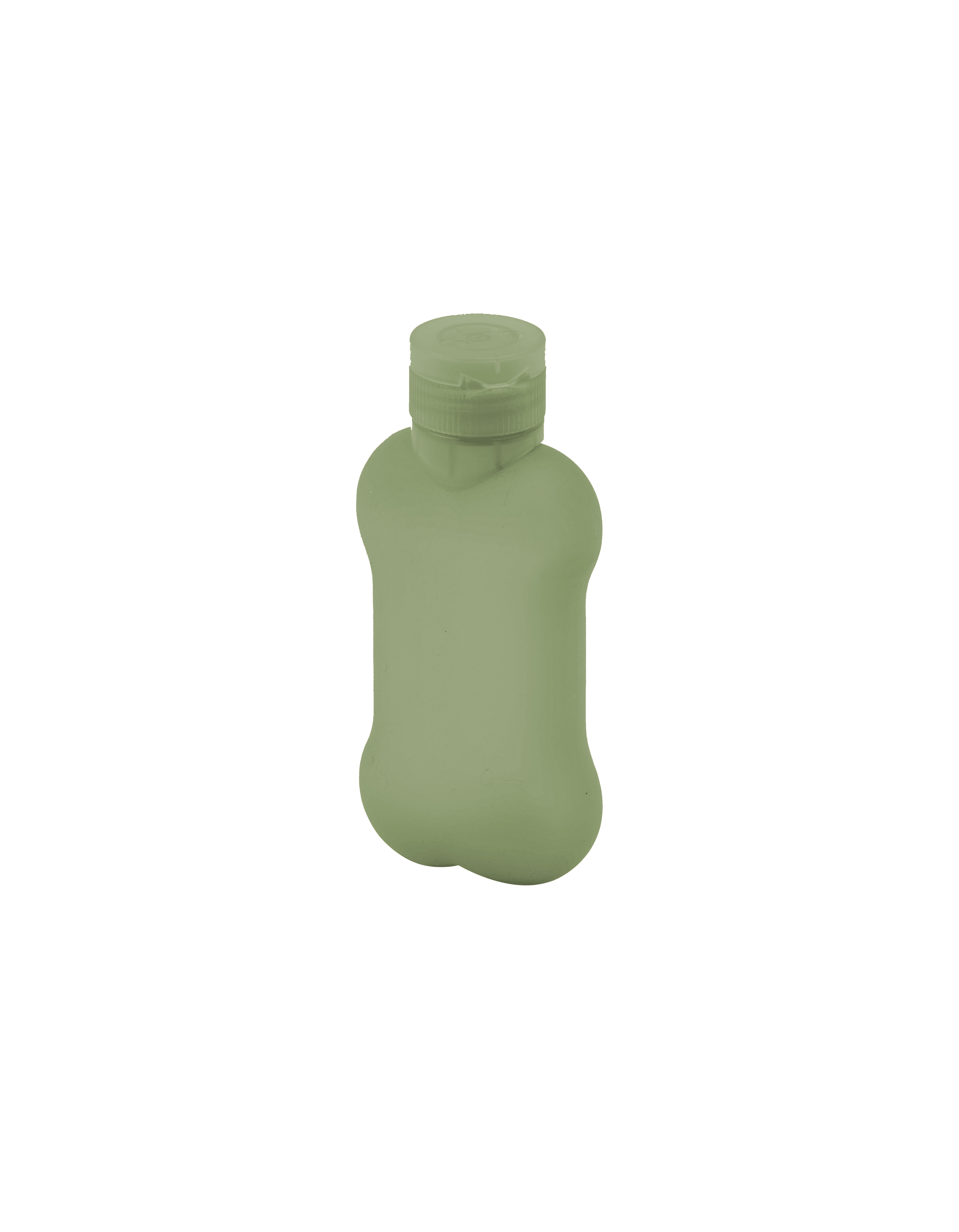 Designer-Pipiflasche aus weichem Silikon, GRÜN