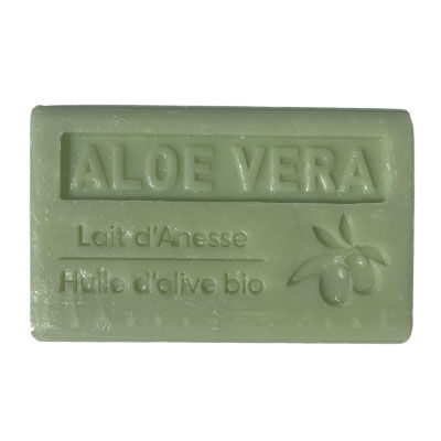 Seife aus Eselsmilch – Aloe-Vera-Duft – 125 g