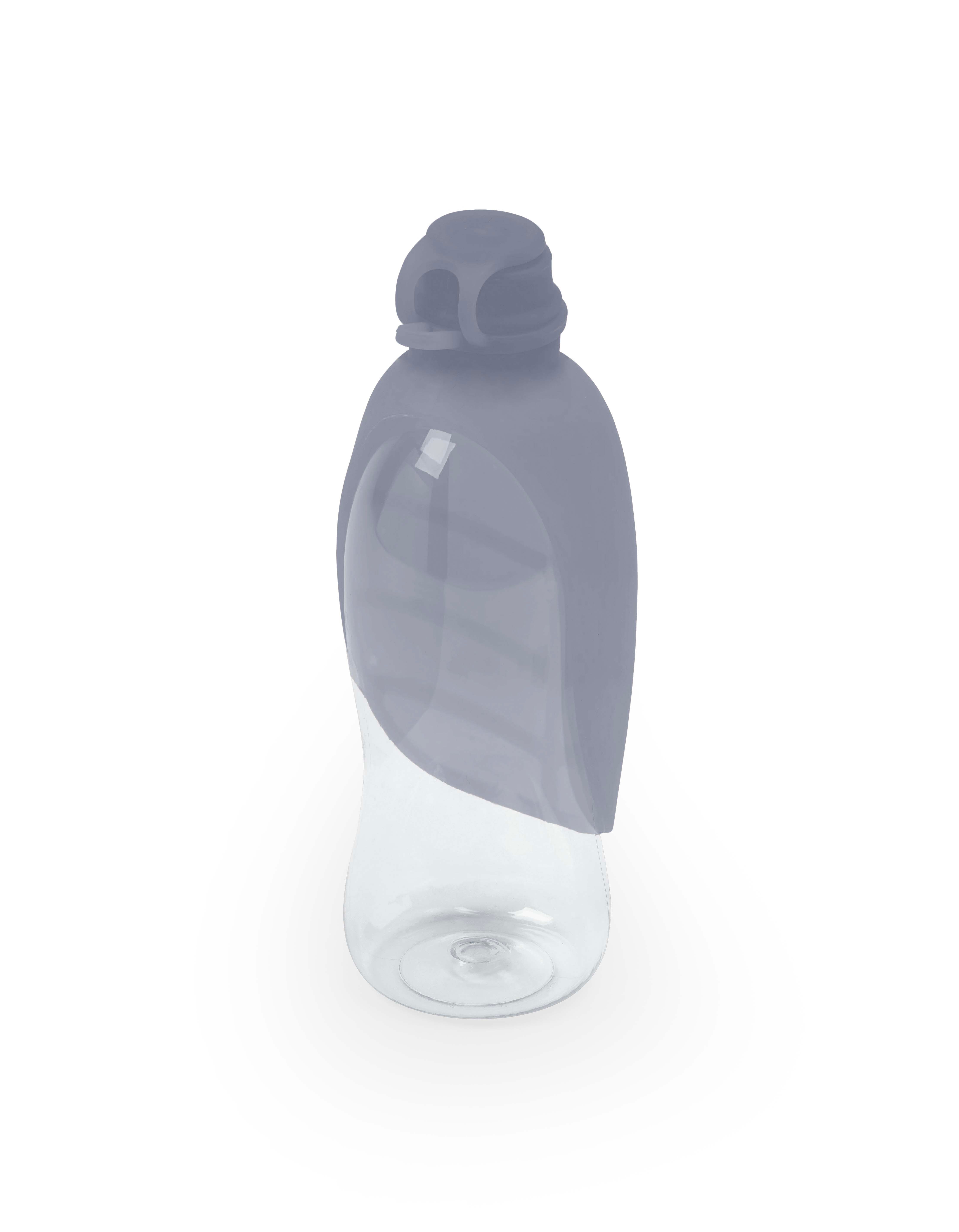Universeller Wasserspender mit Tropfstoppventil, blau und grau