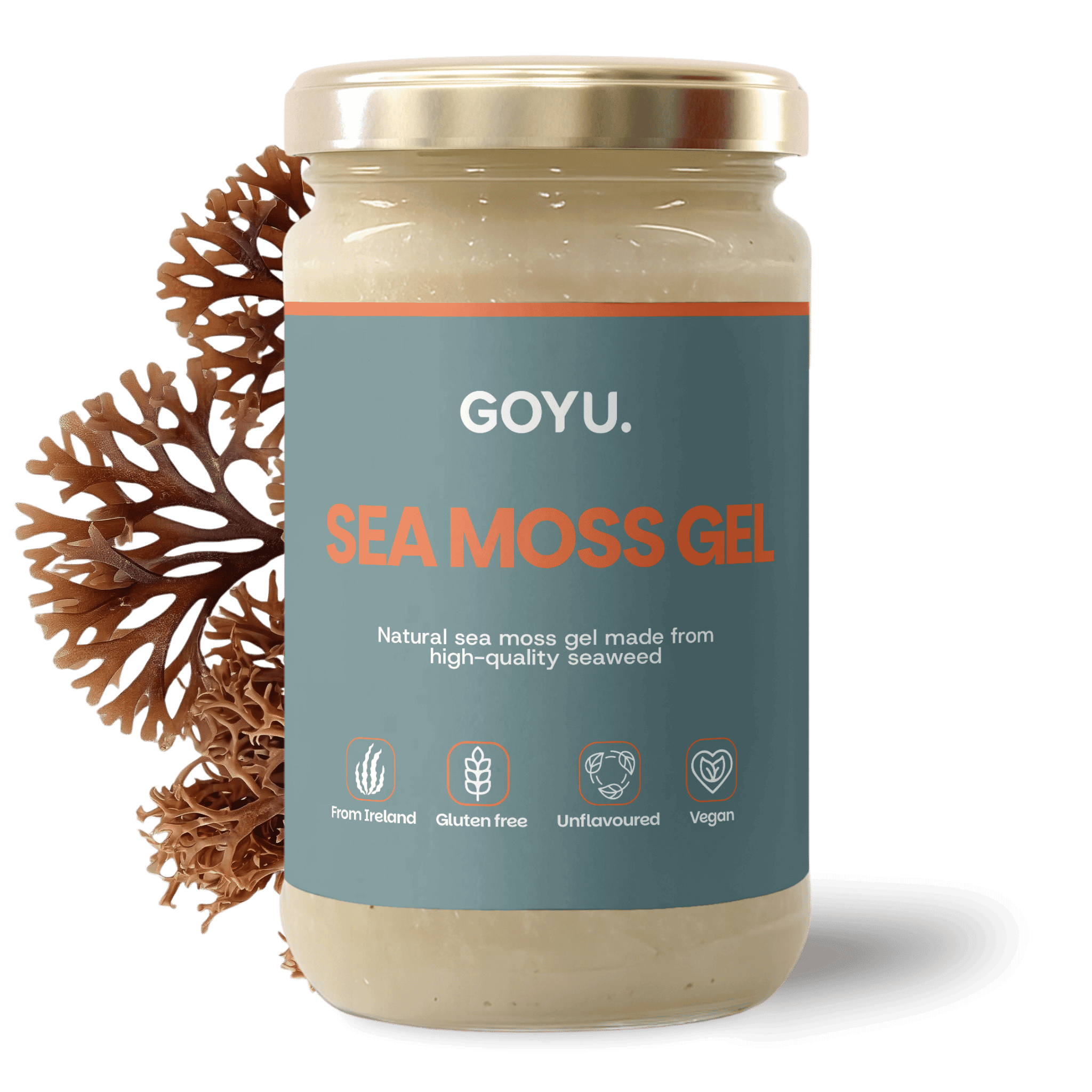 GOYU Sea Moss Gel - Irish Moss, Seamoss, Seaweed, Seaweed – Source of iodine