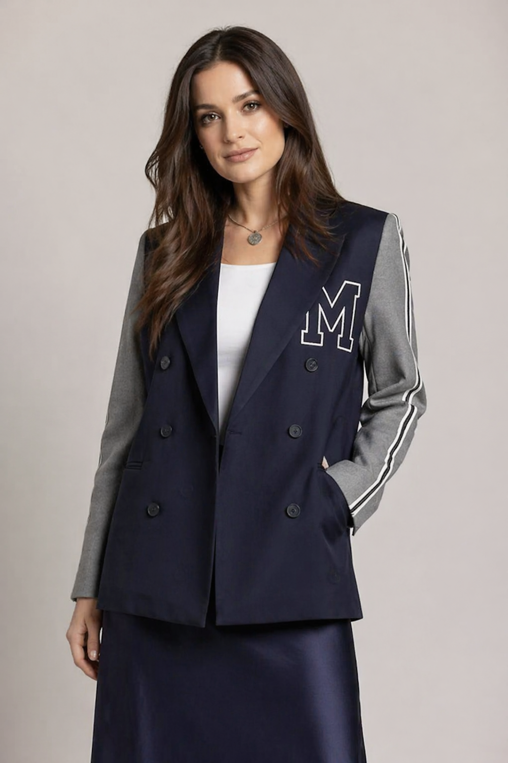 Blazer bicolore - STRIP - Pack de 3 : 1S - 1M - 1L
