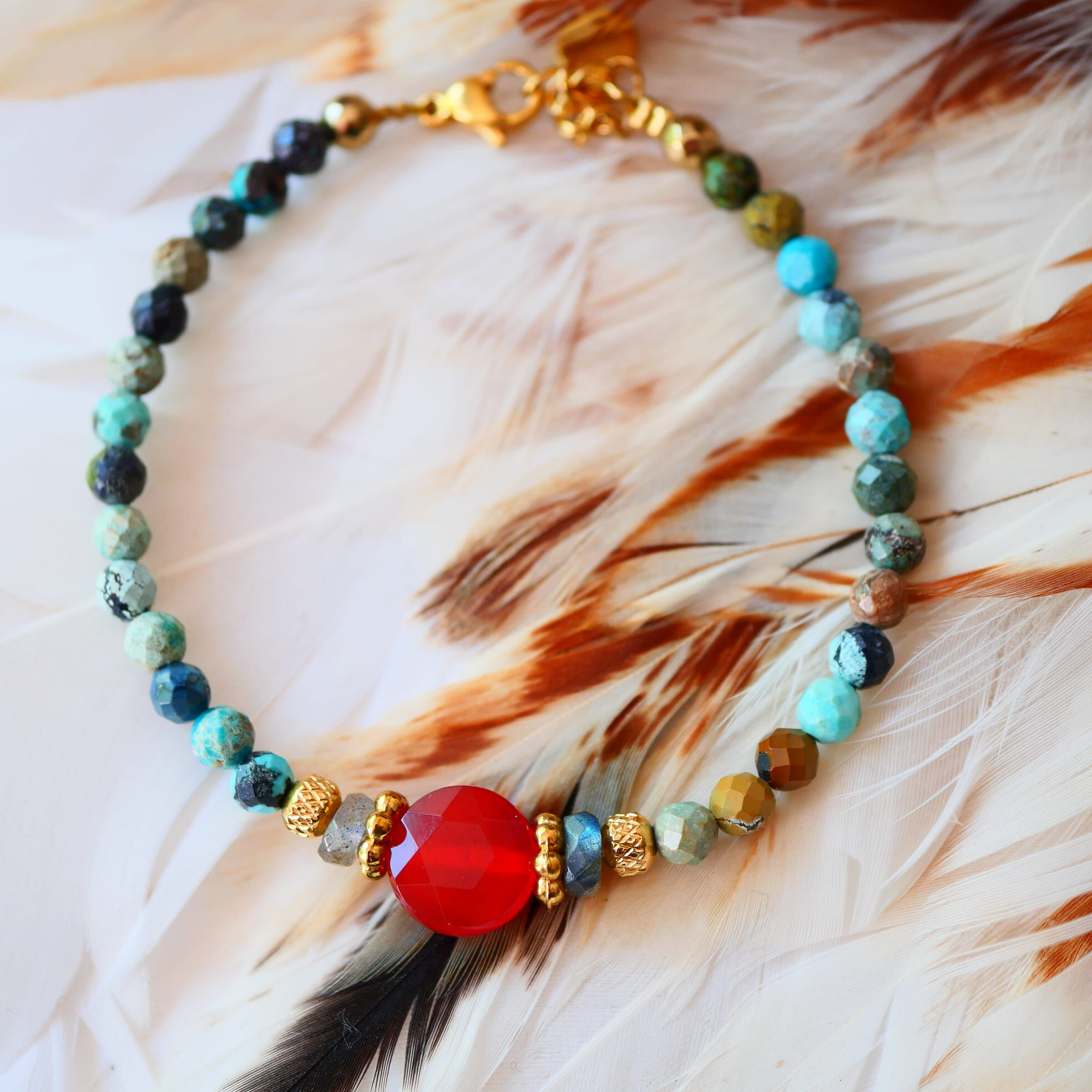 Bracelet Aabha Turquoise – Éclat & Créativité