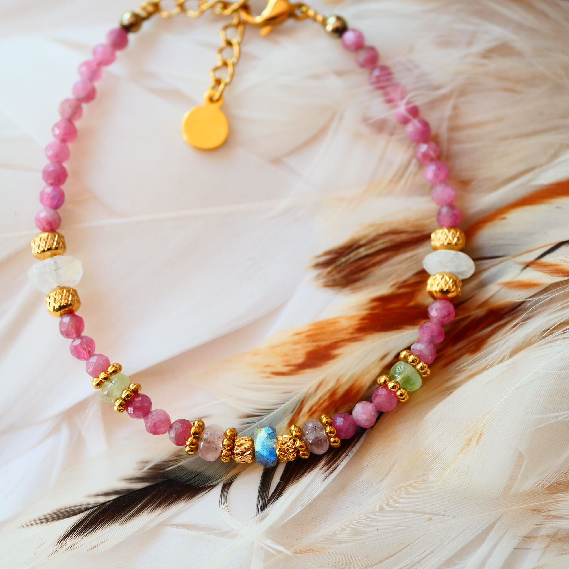 Bracelet Pallav Tourmaline – Éclosion & Féminité