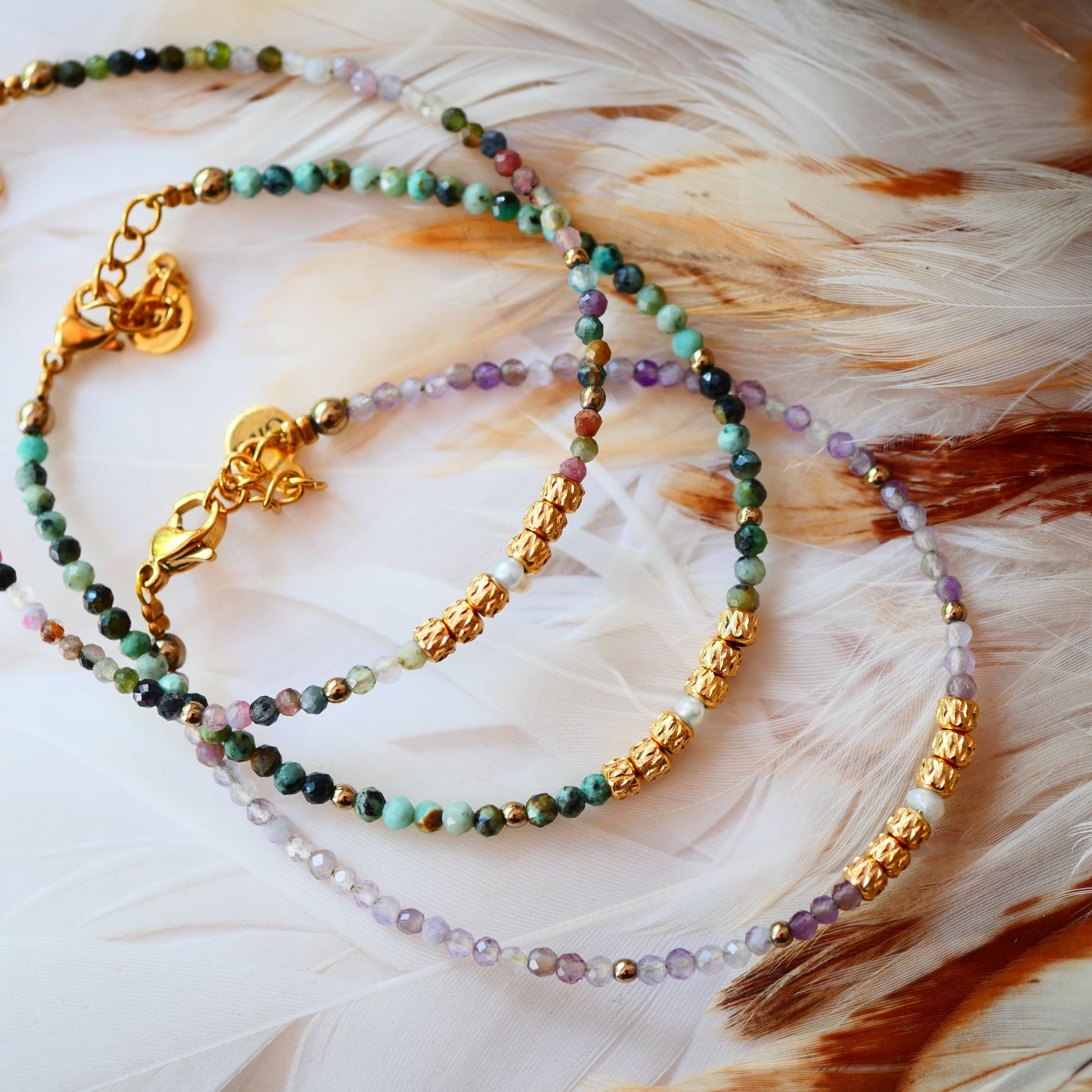 Bracelet Svara Perles – Authenticité & Expression - Pierre au choix