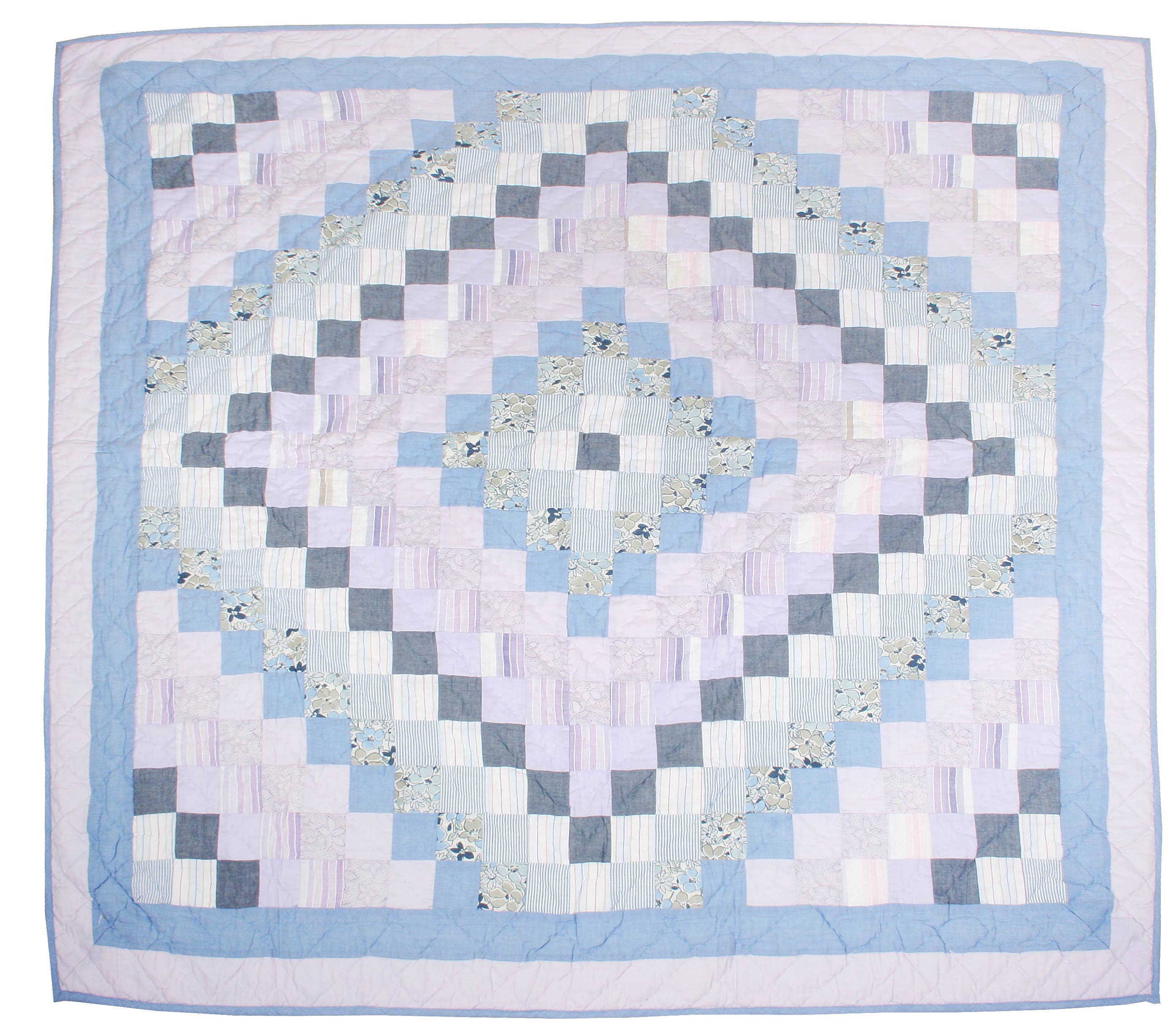 TRP117-QUILT-CRIB/THROW/WH