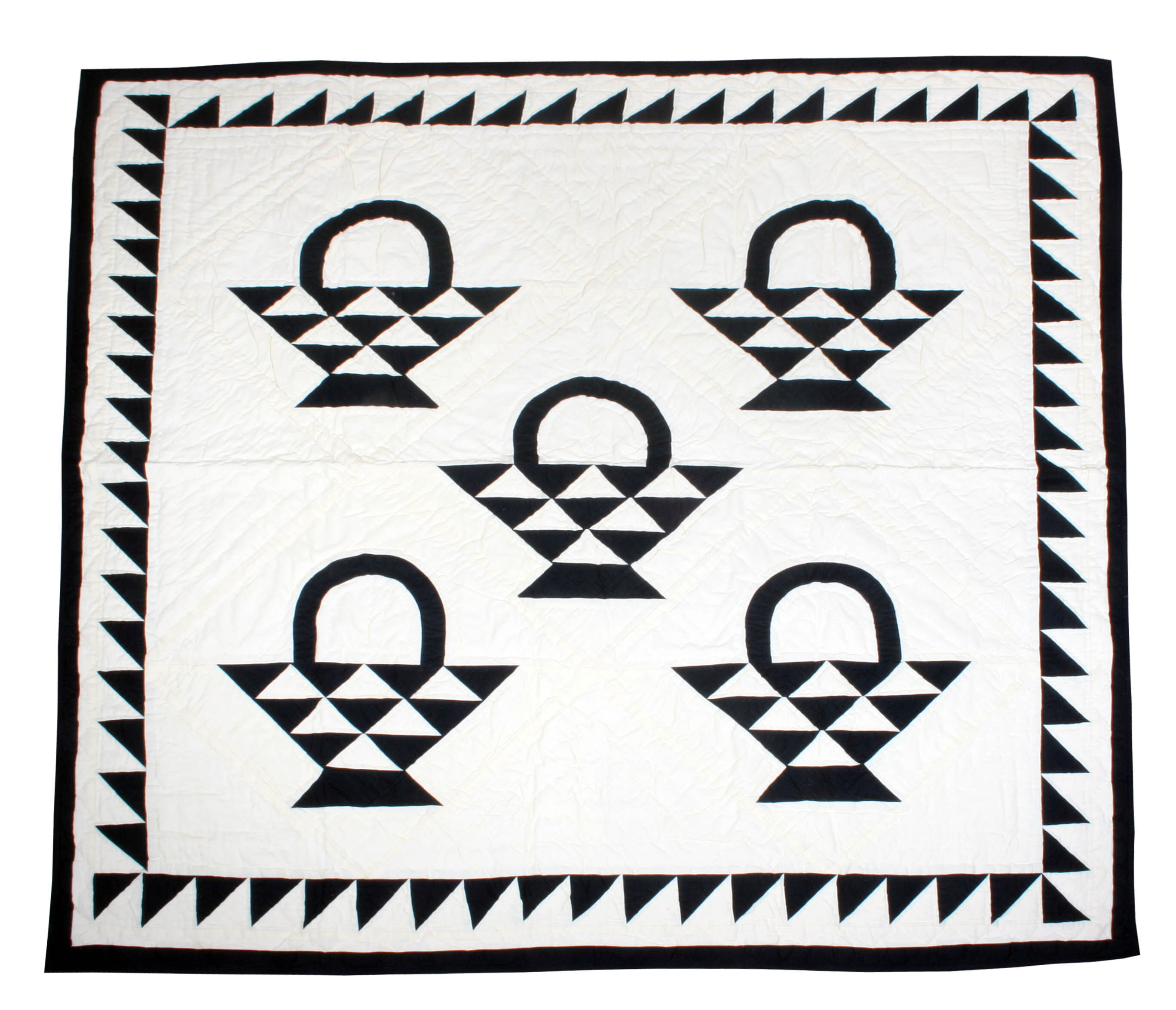 CB102-QUILT-CRIB/THROW/WH