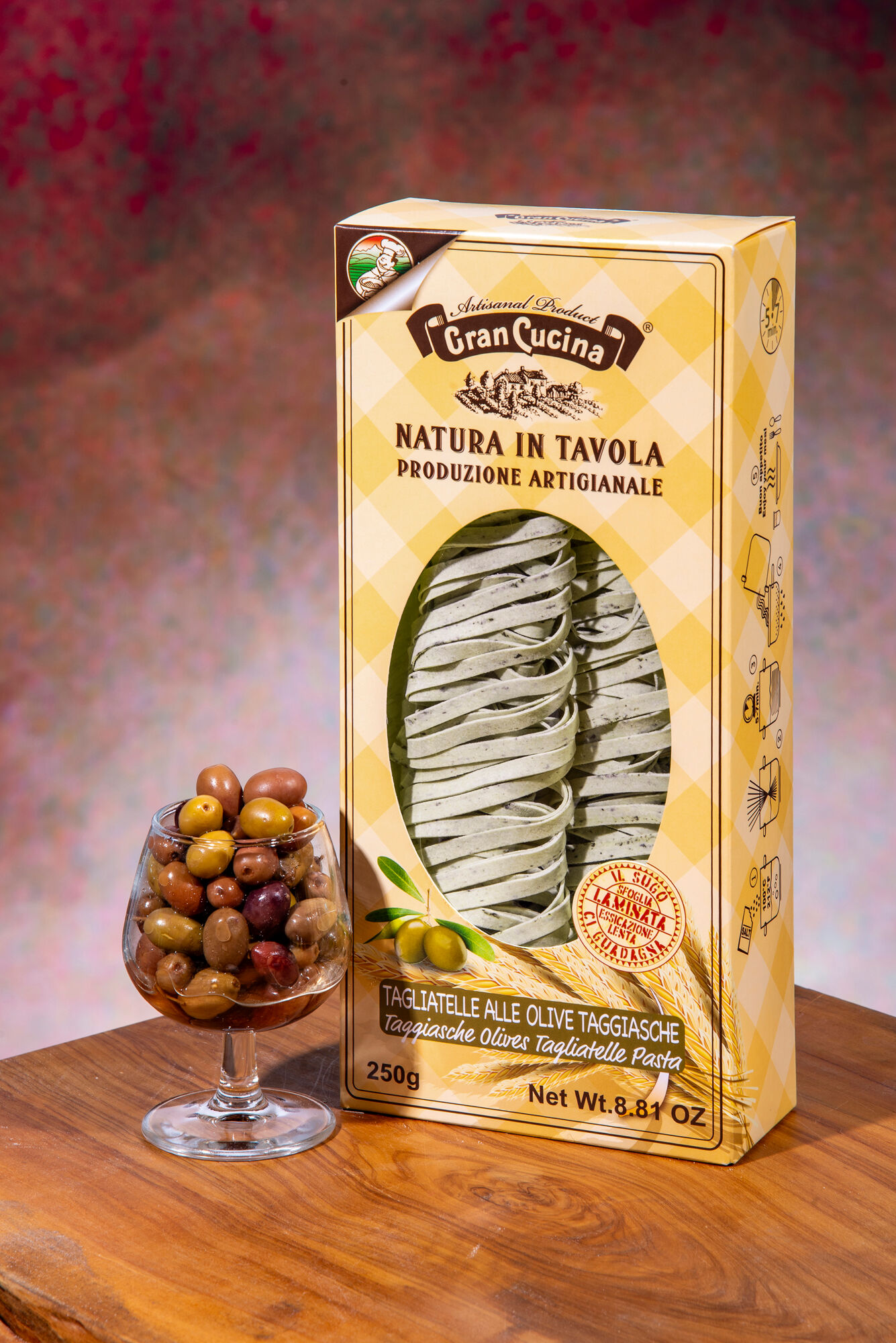 Tagliatelle with Olives, 250g Case