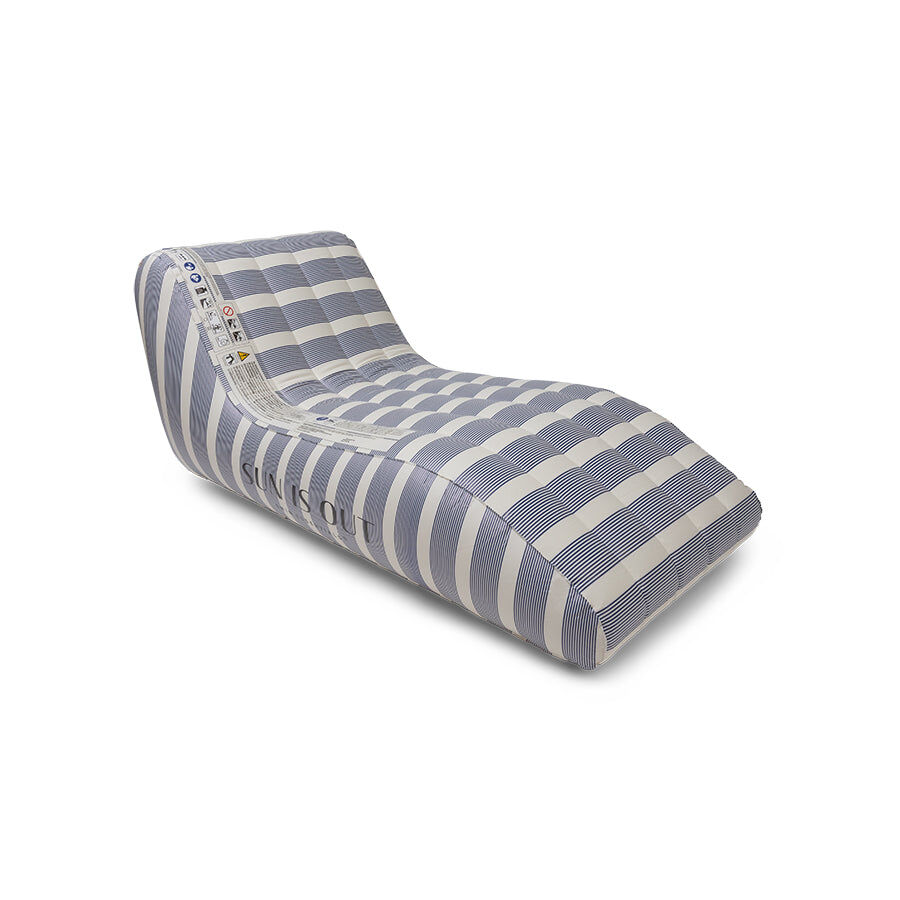 Premium Lounge Float - Blue/White - Monaco