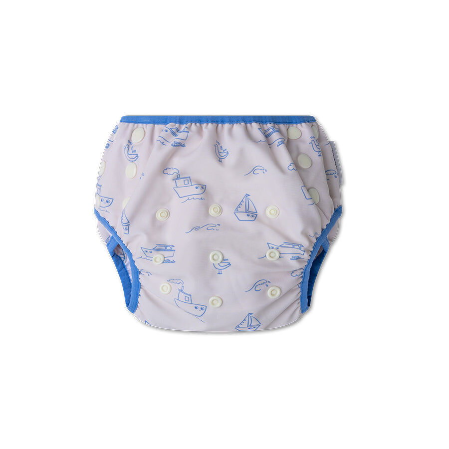Pañal de natación - Beige/Azul - Seas The Day