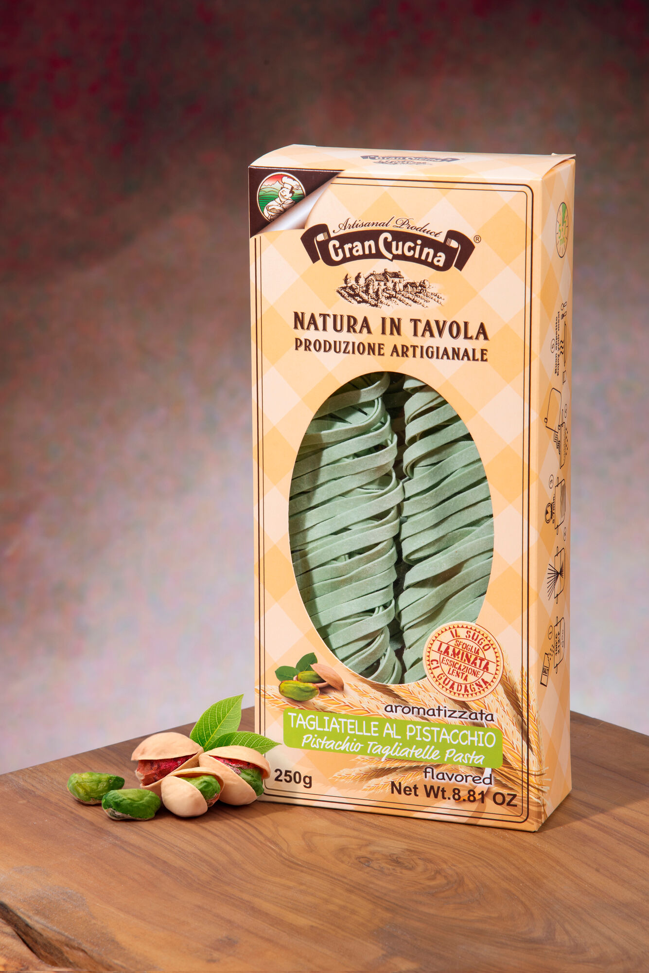 Pistachio Tagliatelle 250g Case
