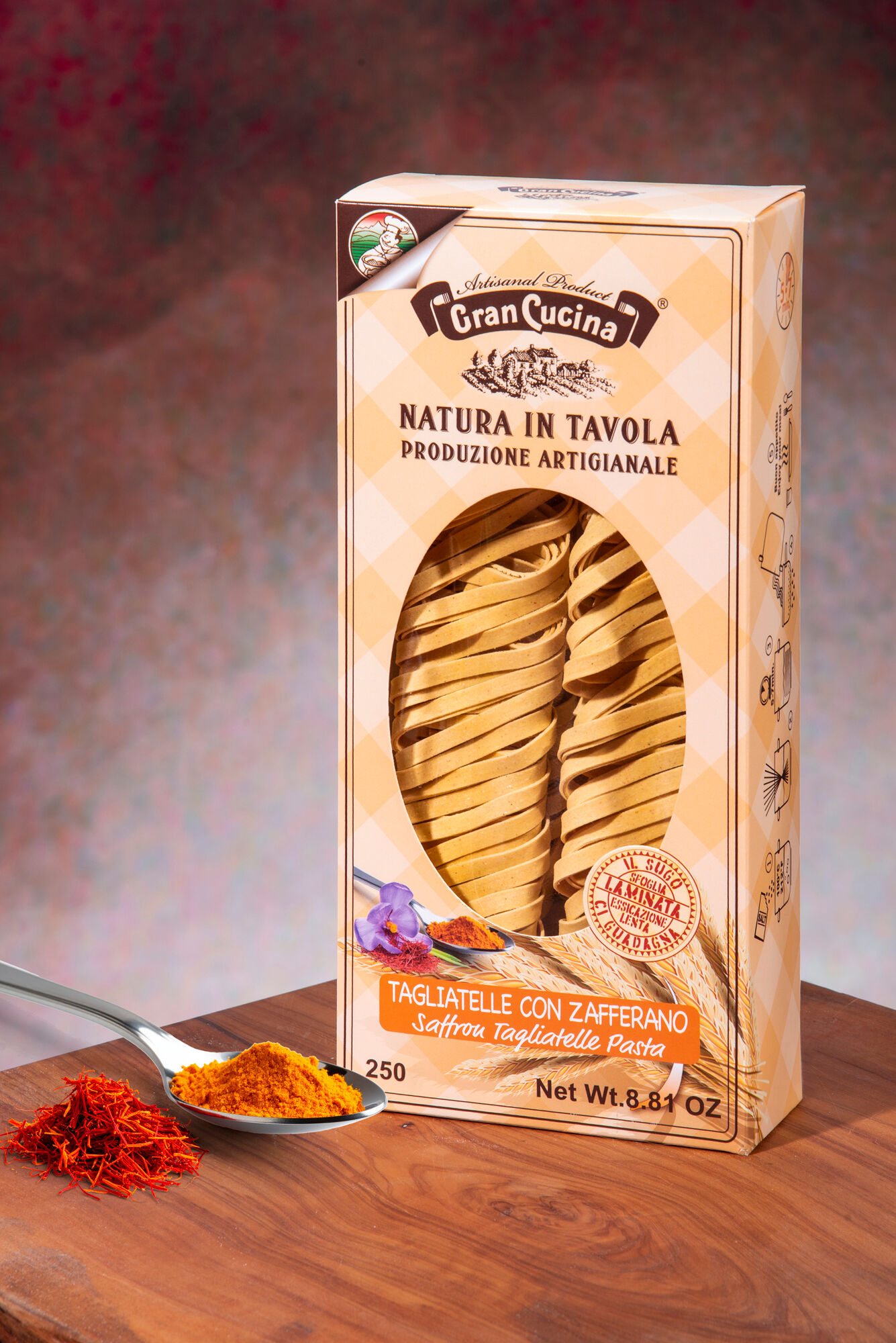 Saffron Tagliatelle 250g Case