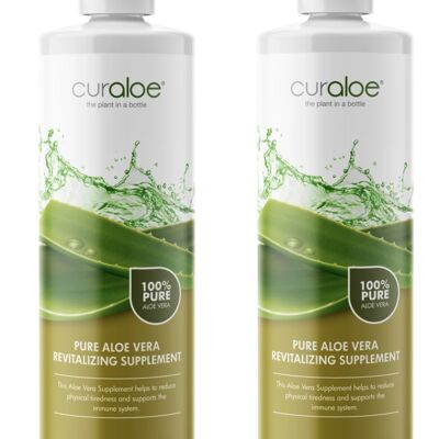 2 pack value deal Pure Aloe Vera Revitalizing Supplement
