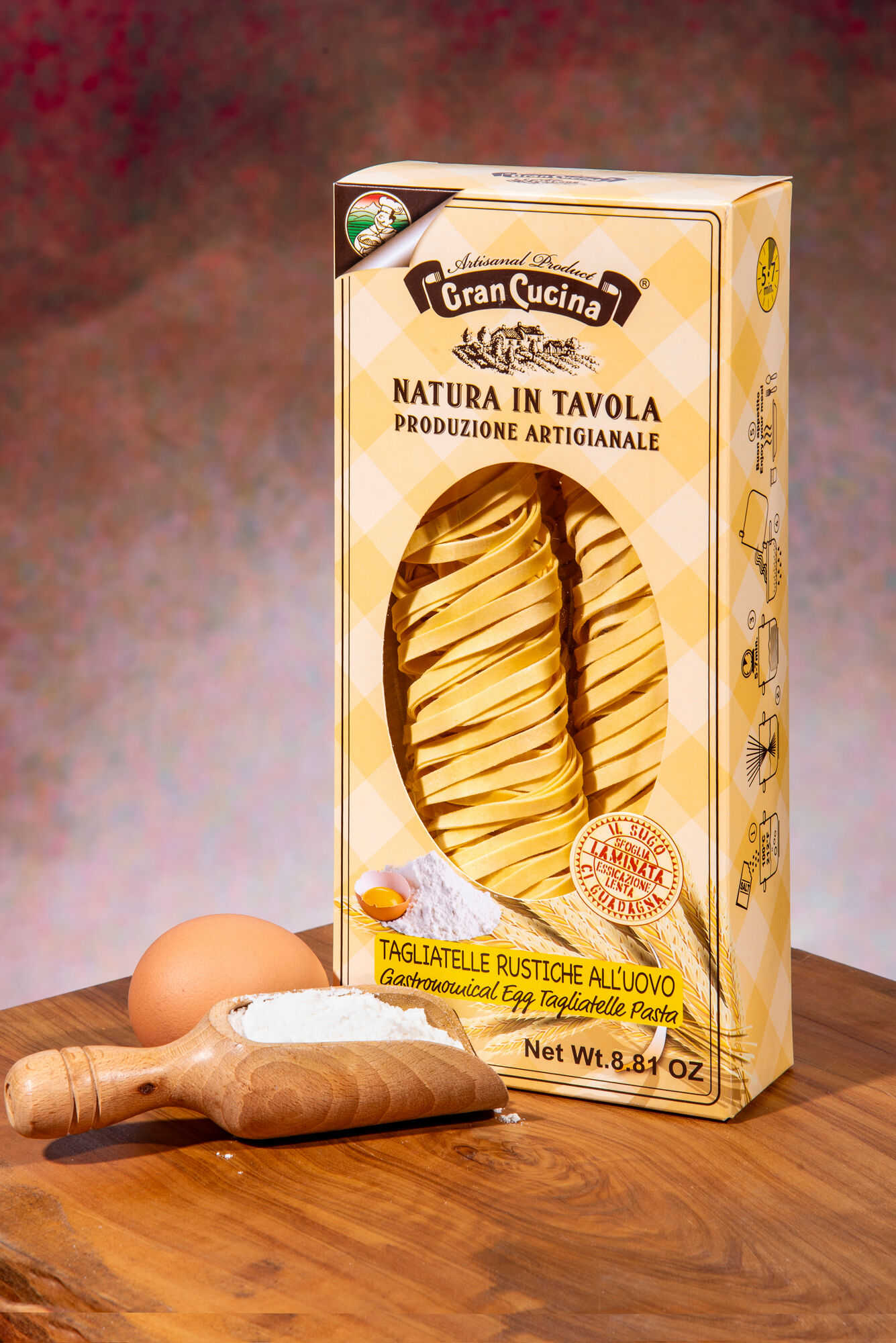 Rustic Egg Tagliatelle 250g Case