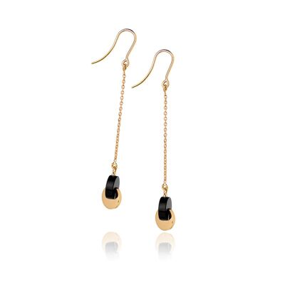 BOUCLES D'OREILLES ECLIPSE onyx