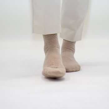 Be Trendy - Beige, la chaussette en voile ultra-résistant - Parfait pour Fête des Mères 2024 2