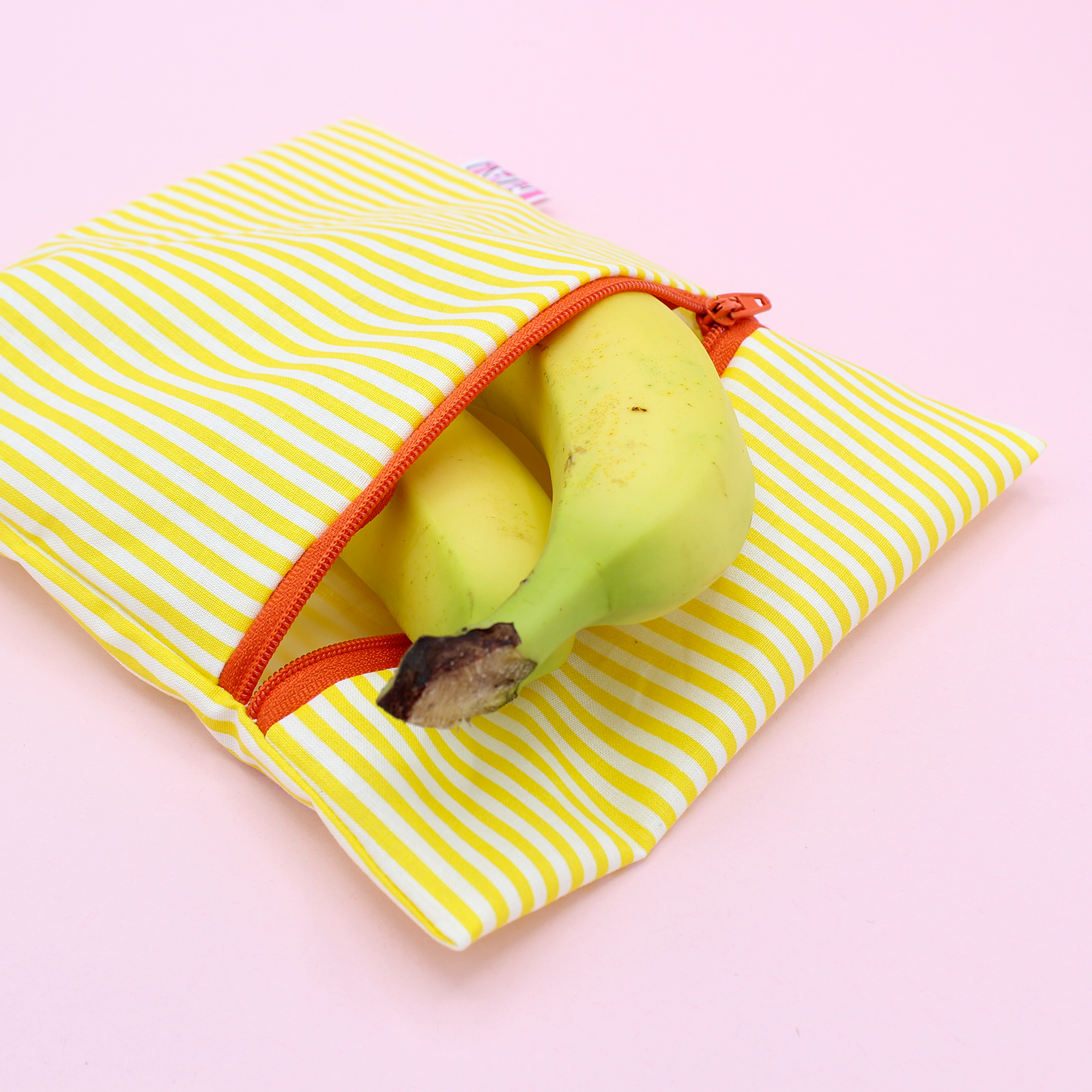 Lunchtasche – gelbe Streifen