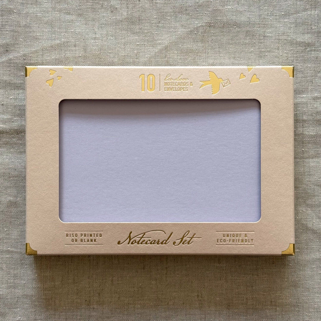 Notecard Set / Blank / Violet / Summer Edition