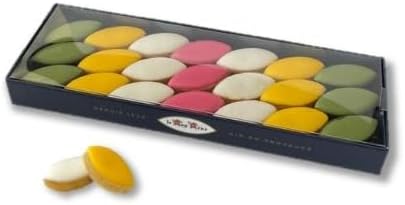 Strip of 21 small Calissons d’Aix with Harlequin fruits 125g Le Roy Réne