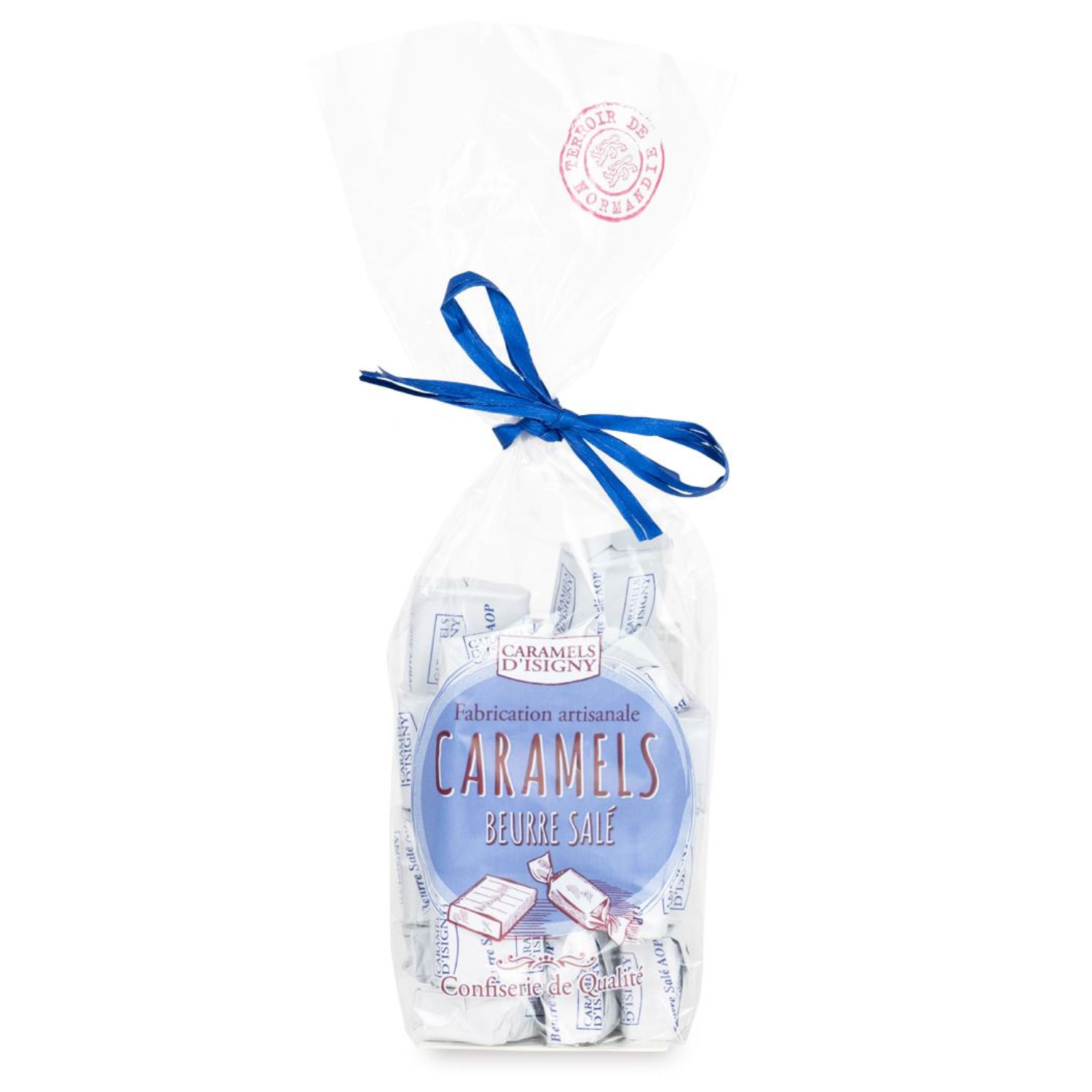 Salted butter caramels 150g carton of 20 bags Caramels D’Isigny